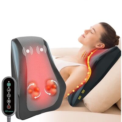 Snailax Masseur Dos et Cervicales avec Chaleur - Publicité Snailax Masseur Dos et Cervicales avec Chaleur - Publicité