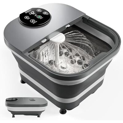 COMFIER 2026 Bain de Pieds Pliant Chauffant avec Douche & Contrôle de Température, 30 Boules de Massage Shiatsu, Massage Automatique, Anti-éclaboussures, Cadeau Bien-être Femme & Homme - Publicité COMFIER 2026 Bain de Pieds Pliant Chauffant avec Douche & Contrôle de Température, 30 Boules de Massage Shiatsu, Massage Automatique, Anti-éclaboussures, Cadeau Bien-être Femme & Homme - Publicité