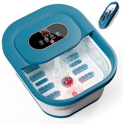 COMFIER Bain de pieds avec fonction de massage, appareil de massage électrique avec minuterie, bain de pieds avec réglage de la température, appareil de massage des pieds avec eau bouillonnante - Publicité COMFIER Bain de pieds avec fonction de massage, appareil de massage électrique avec minuterie, bain de pieds avec réglage de la température, appareil de massage des pieds avec eau bouillonnante - Publicité