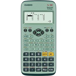 Casio FX92 College 2D+ Poche Calculatrice Scientifique Vert Calculatrice Calculatrices 10 Chiffres, 5 Lignes, Batterie/Pile, Vert) - Publicité