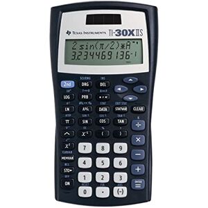 Texas Instruments TI-30 XIIS FC Schulrechner (zweizeilig, Solar- und Batteriebetrieb) Dunkelblau - Publicité Texas Instruments TI-30 XIIS FC Schulrechner (zweizeilig, Solar- und Batteriebetrieb) Dunkelblau - Publicité