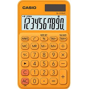 Casio SL 310UC RG Calculatrice de Poche Orange - Publicité