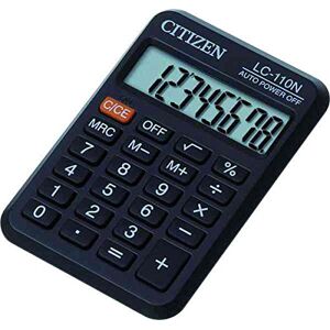 Citizen Calculatrice de poche LC110N Noir - Publicité