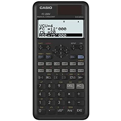 Casio Calculatrice financière FC 200V2 - Publicité Casio Calculatrice financière FC 200V2 - Publicité