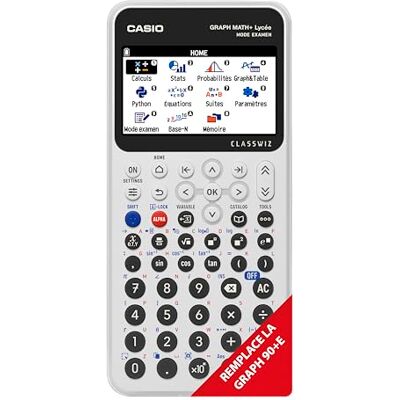 Casio Graph Math+ Calculatrice Graphique - Publicité Casio Graph Math+ Calculatrice Graphique - Publicité