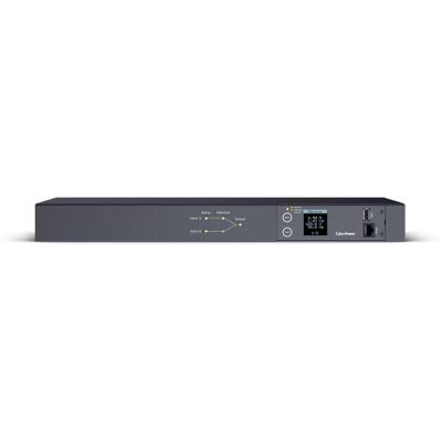 CyberPower PDU24005 Commutateur de transfert automatique avec compteur à banque unique (ATS) 16 A, 8 x C13 + 2 x C19 - Publicité CyberPower PDU24005 Commutateur de transfert automatique avec compteur à banque unique (ATS) 16 A, 8 x C13 + 2 x C19 - Publicité