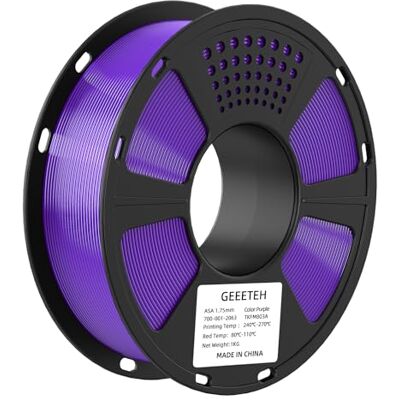 GEEETECH Filament ASA 1,75 mm pour imprimante 3d, résistant à la chaleur et durable, 1 kg, violet - Publicité GEEETECH Filament ASA 1,75 mm pour imprimante 3d, résistant à la chaleur et durable, 1 kg, violet - Publicité