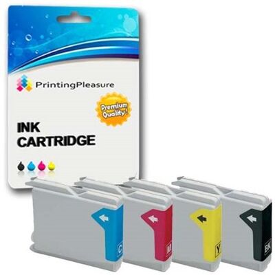 Printing Pleasure 4 Cartouches d'encre compatibles pour Brother DCP-130C 135C 150C 260C 330C 350C 357C 540CN 560CN 750CW 770CW Fax-1355 1360 1460 1560 2840C MFC-235C 240C 440CN 465CN 680CN 5460CN LC1000 LC970 - Publicité Printing Pleasure 4 Cartouches d'encre compatibles pour Brother DCP-130C 135C 150C 260C 330C 350C 357C 540CN 560CN 750CW 770CW Fax-1355 1360 1460 1560 2840C MFC-235C 240C 440CN 465CN 680CN 5460CN LC1000 LC970 - Publicité