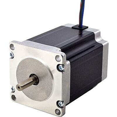 STEPPERONLINE Moteur pas a pas Nema 23 Bipolaire 1.8deg Stepper Motor 1.9Nm 3A 57x57x76mm 4 Fils pour Imprimante 3D, Machine CNC - Publicité STEPPERONLINE Moteur pas a pas Nema 23 Bipolaire 1.8deg Stepper Motor 1.9Nm 3A 57x57x76mm 4 Fils pour Imprimante 3D, Machine CNC - Publicité
