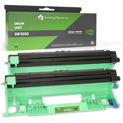 Printing Pleasure 2X Tambour Compatible pour Brother DCP-1510, 1510E, 1512, 1512E, 1610W, 1612W, HL-1110, 1110E, 1112, 1112E, 1210W, 1212W, MFC-1810, 1810E, 1910W DR1050 - Publicité Printing Pleasure 2X Tambour Compatible pour Brother DCP-1510, 1510E, 1512, 1512E, 1610W, 1612W, HL-1110, 1110E, 1112, 1112E, 1210W, 1212W, MFC-1810, 1810E, 1910W DR1050 - Publicité