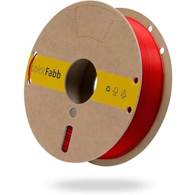 colorFabb Petg Economy Rouge Filament pour imprimante 3D, 2,85 mm, 2200 g - Publicité colorFabb Petg Economy Rouge Filament pour imprimante 3D, 2,85 mm, 2200 g - Publicité