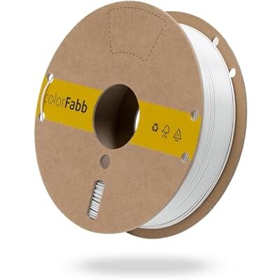 colorFabb Petg Economy Blanc Filament pour imprimante 3D, 2,85 mm, 2200 g - Publicité colorFabb Petg Economy Blanc Filament pour imprimante 3D, 2,85 mm, 2200 g - Publicité