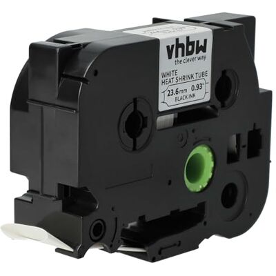 vhbw Ruban remplacement pour Brother HSE-251 pour imprimante d'étiquettes 1,5m x 23,6mm Noir sur Blanc, cassette de gaine thermorétractable - Publicité vhbw Ruban remplacement pour Brother HSE-251 pour imprimante d'étiquettes 1,5m x 23,6mm Noir sur Blanc, cassette de gaine thermorétractable - Publicité