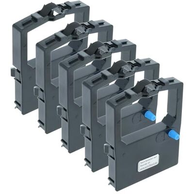 vhbw 5x Ruban encreur compatible avec Basic Four 4227, 4228 imprimante matricielle ou de reçus noir - Publicité vhbw 5x Ruban encreur compatible avec Basic Four 4227, 4228 imprimante matricielle ou de reçus noir - Publicité