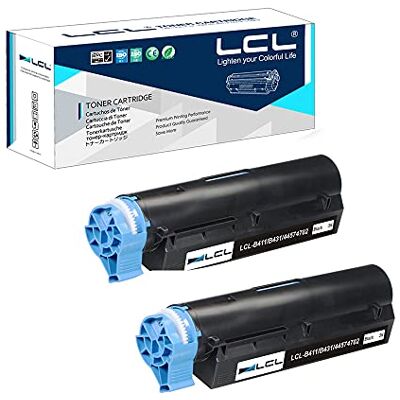LCL Cartouche de Toner Compatible B411 B431 44574702 3000Pages (2Noir) Remplacement pour OKI B411 B411D B411DN B431D B431DN Plus MB491 Plus MB461 MB471 MB471W - Publicité LCL Cartouche de Toner Compatible B411 B431 44574702 3000Pages (2Noir) Remplacement pour OKI B411 B411D B411DN B431D B431DN Plus MB491 Plus MB461 MB471 MB471W - Publicité