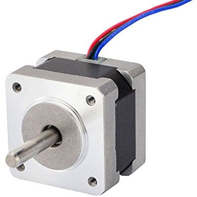 STEPPERONLINE Nema 14 Moteur pas à pas bipolaire 4 fils 0,9 deg 0,4 A 11 Ncm - Publicité STEPPERONLINE Nema 14 Moteur pas à pas bipolaire 4 fils 0,9 deg 0,4 A 11 Ncm - Publicité