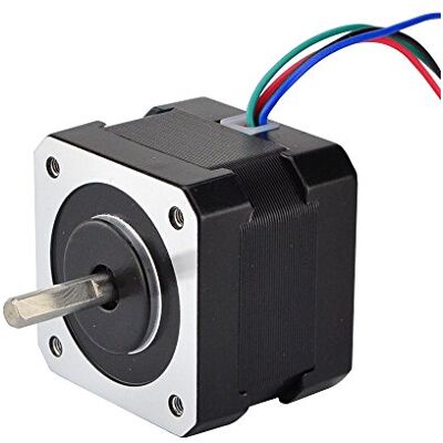 STEPPERONLINE Nema 17 Moteur pas a pas Bipolaire 1.8deg 26Ncm 0.4A 12V 42x34mm 4 Fils pour Imprimante 3D, Machine CNC - Publicité STEPPERONLINE Nema 17 Moteur pas a pas Bipolaire 1.8deg 26Ncm 0.4A 12V 42x34mm 4 Fils pour Imprimante 3D, Machine CNC - Publicité