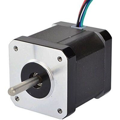 STEPPERONLINE Nema 17 Moteur pas a pas/Stepper Motor Bipolaire 0.9deg 46Ncm 2A 42x42x48mm 4 Fils pour Imprimante 3D, Machine CNC - Publicité STEPPERONLINE Nema 17 Moteur pas a pas/Stepper Motor Bipolaire 0.9deg 46Ncm 2A 42x42x48mm 4 Fils pour Imprimante 3D, Machine CNC - Publicité