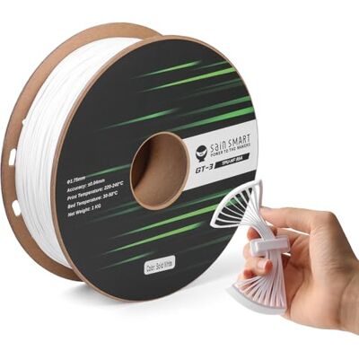 sainsmart Filament TPU High Flowability Solid Color 1,75 mm pour impression à grande vitesse 500 mm/s, 1 kg, blanc - Publicité sainsmart Filament TPU High Flowability Solid Color 1,75 mm pour impression à grande vitesse 500 mm/s, 1 kg, blanc - Publicité