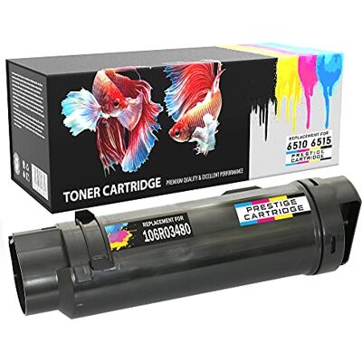PRESTIGE CARTRIDGE Compatible 106R03480 Cartouches de Toner pour Imprimante Laser Xerox Phaser 6510, 6510dn, 6510n, WorkCentre 6515, 6515dn, 6515dni, 6515dnw, 6515n, 6515nw Noir - Publicité PRESTIGE CARTRIDGE Compatible 106R03480 Cartouches de Toner pour Imprimante Laser Xerox Phaser 6510, 6510dn, 6510n, WorkCentre 6515, 6515dn, 6515dni, 6515dnw, 6515n, 6515nw Noir - Publicité