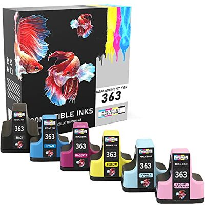 PRESTIGE CARTRIDGE HP 363 Lot de 6 Cartouches d'encre compatible avec Imprimante HP Photosmart un ensemble - Publicité PRESTIGE CARTRIDGE HP 363 Lot de 6 Cartouches d'encre compatible avec Imprimante HP Photosmart un ensemble - Publicité