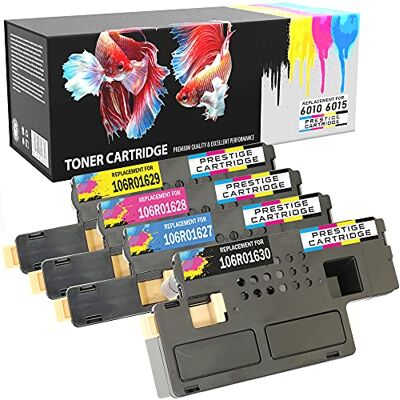 PRESTIGE CARTRIDGE Lot de 4 Cartouches de Toner pour Xerox Phaser 6000/6010/6010N Couleurs Assorties - Publicité PRESTIGE CARTRIDGE Lot de 4 Cartouches de Toner pour Xerox Phaser 6000/6010/6010N Couleurs Assorties - Publicité
