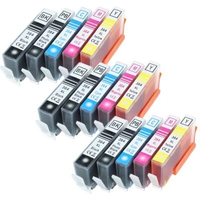 vhbw 15x Cartouches Compatible avec HP Photosmart C309 C309a, C309g, C310, B210, B210a, B210b, B8550, C310a imprimante avec puce - Publicité vhbw 15x Cartouches Compatible avec HP Photosmart C309 C309a, C309g, C310, B210, B210a, B210b, B8550, C310a imprimante avec puce - Publicité