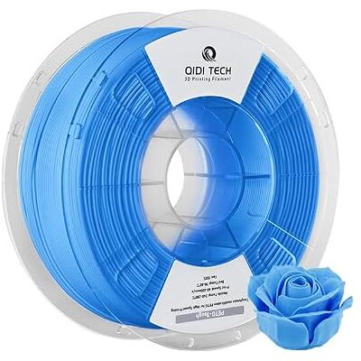 QIDI TECH Filament PETG-Tough, Filament Imprimante 3D PETG Résistant 1.75mm, Bobine de 1kg (2.2lbs), Adapté à l'impression à Grande Vitesse, Convient à la Plupart des Imprimantes 3D FDM, Bleu - Publicité QIDI TECH Filament PETG-Tough, Filament Imprimante 3D PETG Résistant 1.75mm, Bobine de 1kg (2.2lbs), Adapté à l'impression à Grande Vitesse, Convient à la Plupart des Imprimantes 3D FDM, Bleu - Publicité