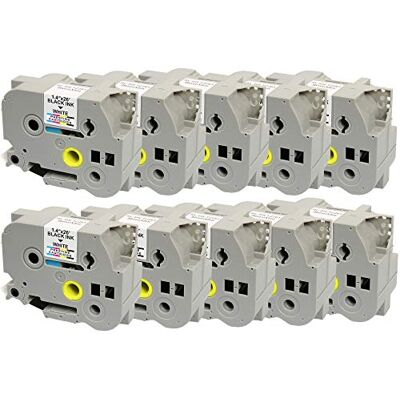 PRESTIGE CARTRIDGE 10 Cassettes Rubans d'étiquettes TZe261 TZ261 noir sur blanc 36mm x 8m compatible pour Brother P-Touch PT-530 550 9400 9500PC 9600 9700 9700PC 9800 9800PCN D800W P900W P950NW - Publicité PRESTIGE CARTRIDGE 10 Cassettes Rubans d'étiquettes TZe261 TZ261 noir sur blanc 36mm x 8m compatible pour Brother P-Touch PT-530 550 9400 9500PC 9600 9700 9700PC 9800 9800PCN D800W P900W P950NW - Publicité