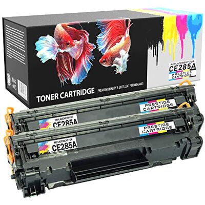 PRESTIGE CARTRIDGE Canon 725 Cartouche de Toner pour Imprimante Laser Canon I-Sensys LBP-6000/LBP-6000B/LBP-6018/MF-3010 Noir lot de 2 - Publicité PRESTIGE CARTRIDGE Canon 725 Cartouche de Toner pour Imprimante Laser Canon I-Sensys LBP-6000/LBP-6000B/LBP-6018/MF-3010 Noir lot de 2 - Publicité