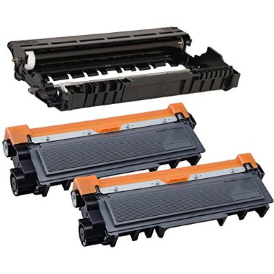 Printing Pleasure Compatible DR2300 Kit Tambour & 2x TN2320 Cartouches de Toner pour Brother HL-L2300D HL-L2340DW HL-L2360DN HL-L2365DW DCP-L2500D DCP-L2520DW MFC-L2700DW MFC-L2720DW MFC-L2740DW Noir, Grande Capacité - Publicité Printing Pleasure Compatible DR2300 Kit Tambour & 2x TN2320 Cartouches de Toner pour Brother HL-L2300D HL-L2340DW HL-L2360DN HL-L2365DW DCP-L2500D DCP-L2520DW MFC-L2700DW MFC-L2720DW MFC-L2740DW Noir, Grande Capacité - Publicité