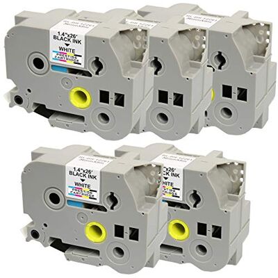 PRESTIGE CARTRIDGE 5 Cassettes Rubans d'étiquettes TZe261 TZ261 noir sur blanc 36mm x 8m compatible pour Brother P-Touch PT-530 550 9400 9500PC 9600 9700 9700PC 9800 9800PCN D800W P900W P950NW - Publicité PRESTIGE CARTRIDGE 5 Cassettes Rubans d'étiquettes TZe261 TZ261 noir sur blanc 36mm x 8m compatible pour Brother P-Touch PT-530 550 9400 9500PC 9600 9700 9700PC 9800 9800PCN D800W P900W P950NW - Publicité