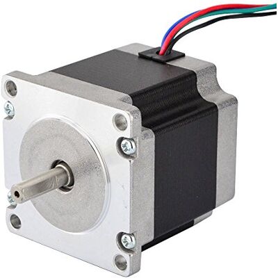 STEPPERONLINE Moteur pas a pas Nema 23 Bipolaire Stepper Motor 1.8deg 1.26Nm 2.8A 57x57x56mm 4 Fils pour Imprimante 3D, Machine CNC - Publicité STEPPERONLINE Moteur pas a pas Nema 23 Bipolaire Stepper Motor 1.8deg 1.26Nm 2.8A 57x57x56mm 4 Fils pour Imprimante 3D, Machine CNC - Publicité