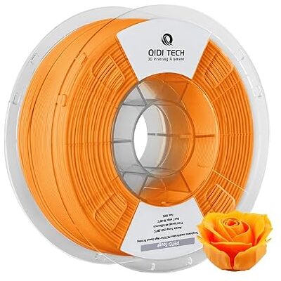 QIDI TECH Filament PETG-Tough, Filament Imprimante 3D PETG Résistant 1.75mm, Bobine de 1kg (2.2lbs), Adapté à l'impression à Grande Vitesse, Convient à la Plupart des Imprimantes 3D FDM, Rouge - Publicité QIDI TECH Filament PETG-Tough, Filament Imprimante 3D PETG Résistant 1.75mm, Bobine de 1kg (2.2lbs), Adapté à l'impression à Grande Vitesse, Convient à la Plupart des Imprimantes 3D FDM, Rouge - Publicité