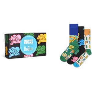 Happy Socks Chaussettes The Beatles 3-Pack Gift Set Coton Mixte Noir 36-40 - Publicité Happy Socks Chaussettes The Beatles 3-Pack Gift Set Coton Mixte Noir 36-40 - Publicité