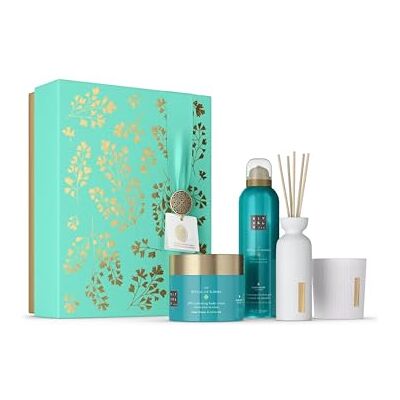 Rituals The Ritual of Karma Coffret cadeau pour la maison et les soins de la peau enrichis en fleur de lotus et thé blanc Coffret cadeau de bain aux propriétés nourrissantes et apaisantes - Publicité Rituals The Ritual of Karma Coffret cadeau pour la maison et les soins de la peau enrichis en fleur de lotus et thé blanc Coffret cadeau de bain aux propriétés nourrissantes et apaisantes - Publicité