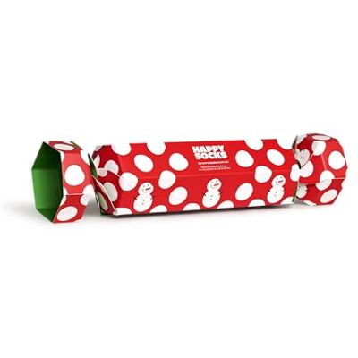 Happy Socks Christmas Cracker Holly Gift Box, Chaussettes Homme - Publicité Happy Socks Christmas Cracker Holly Gift Box, Chaussettes Homme - Publicité