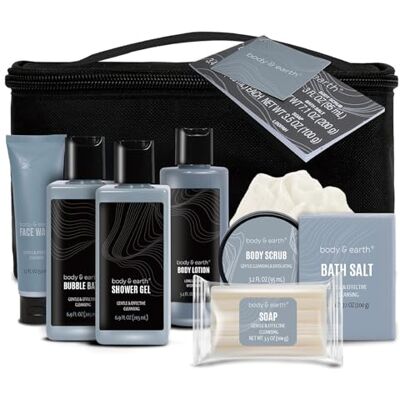 BODY & EARTH Coffret Cadeau Homme 8 Pièces Cuir Coffret - Publicité BODY & EARTH Coffret Cadeau Homme 8 Pièces Cuir Coffret - Publicité