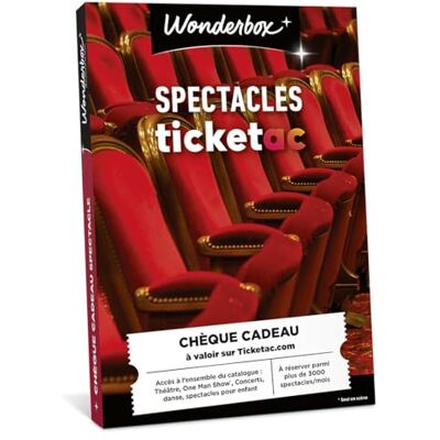 WONDERBOX Ticketac Chèque-Cadeau Plaisir Coffret Cadeau Idée Cadeau Divertissement - Publicité WONDERBOX Ticketac Chèque-Cadeau Plaisir Coffret Cadeau Idée Cadeau Divertissement - Publicité