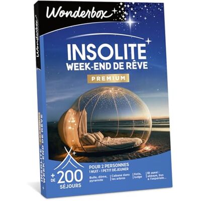 Wonderbox Insolite Week-End De Rêve Coffret Cadeau Idée Cadeau Séjours - Publicité Wonderbox Insolite Week-End De Rêve Coffret Cadeau Idée Cadeau Séjours - Publicité