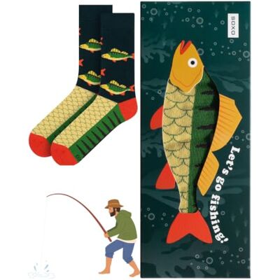 soxo Chaussettes Homme & Femme Coton Coffret Pecheur Cadeau Idée Utile Pour Anniversaire - Publicité soxo Chaussettes Homme & Femme Coton Coffret Pecheur Cadeau Idée Utile Pour Anniversaire - Publicité
