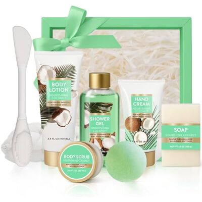 BODY & EARTH Coffret de Soins pour Femmes Coffret Cadeau de 8 Pièces - Publicité BODY & EARTH Coffret de Soins pour Femmes Coffret Cadeau de 8 Pièces - Publicité