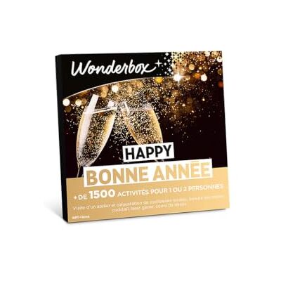 WONDERBOX Coffret Cadeau Happy Bonne Année pour 1 pers. 1 activité au choix Plus de 400 expériences Beauté des mains, dégustation de confiserie locales, cours de danse - Publicité WONDERBOX Coffret Cadeau Happy Bonne Année pour 1 pers. 1 activité au choix Plus de 400 expériences Beauté des mains, dégustation de confiserie locales, cours de danse - Publicité