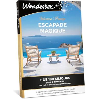Wonderbox Escapade Magique Coffret Cadeau Idée Cadeau Séjours - Publicité Wonderbox Escapade Magique Coffret Cadeau Idée Cadeau Séjours - Publicité