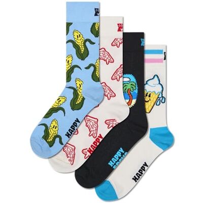 Happy Socks Foodie Design Coffret cadeau de chausettes durables pour homme et femme - Publicité Happy Socks Foodie Design Coffret cadeau de chausettes durables pour homme et femme - Publicité