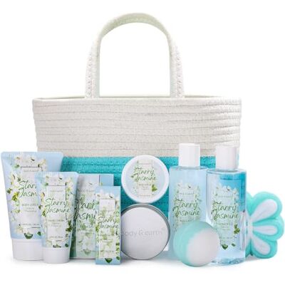Body & Earth - Set de bain - Jasmin - 11 pièces - Set de bain - Publicité Body & Earth - Set de bain - Jasmin - 11 pièces - Set de bain - Publicité