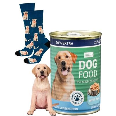 soxo Chaussettes Homme & Femme Coton Coffret Chien Cadeau Fantaisie Idée Anniversaire Drôle - Publicité soxo Chaussettes Homme & Femme Coton Coffret Chien Cadeau Fantaisie Idée Anniversaire Drôle - Publicité