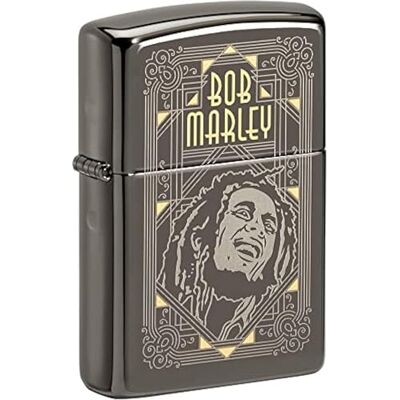 Zippo Briquet Tempête Design Bob Marley en Deux Tons Laser avec Finition Black Ice Rechargeable Réutilisable Design Coupe-Vent Coffret Cadeau Fabriqué aux États-Unis - Publicité Zippo Briquet Tempête Design Bob Marley en Deux Tons Laser avec Finition Black Ice Rechargeable Réutilisable Design Coupe-Vent Coffret Cadeau Fabriqué aux États-Unis - Publicité
