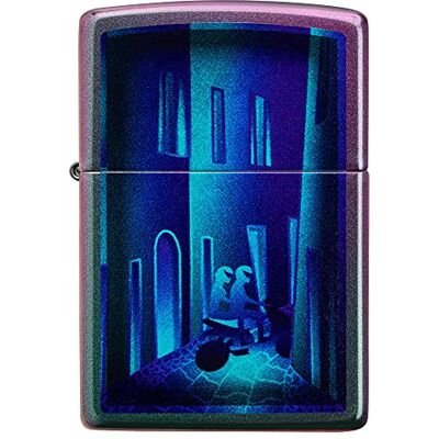 Zippo Briquet Tempête Modèle Night Ride avec Color Image Finition Irisée Rechargeable Réutilisable Design Coupe-Vent Coffret Cadeau Fabriqué aux États-Unis - Publicité Zippo Briquet Tempête Modèle Night Ride avec Color Image Finition Irisée Rechargeable Réutilisable Design Coupe-Vent Coffret Cadeau Fabriqué aux États-Unis - Publicité