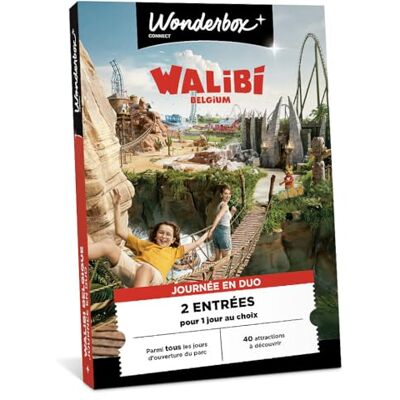 WONDERBOX Connect Coffret Cadeau Walibi Belgique 2 entrées pour 1 Jour au Choix Plus de 40 Attractions à découvrir Parc à thème Validité 27 Mois - Publicité WONDERBOX Connect Coffret Cadeau Walibi Belgique 2 entrées pour 1 Jour au Choix Plus de 40 Attractions à découvrir Parc à thème Validité 27 Mois - Publicité
